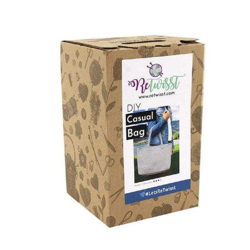 AussieSuperStore Haberdashery Supplies DIY Retwisst Casual Bag Knitting Kit DIY Retwisst Casual Bag Knitting Kit | Knitting Wool | Yarn | Crotchet Yarn Part Number 036109 036109